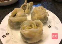 Illustration of how to make rose dumplings 5
