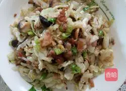 Illustration of how to make cabbage and meat buns 4