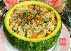 Colorful pumpkin Illustration of rice cup teaching method 13