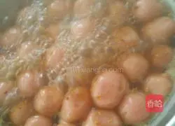 Illustration of how to make sweet-scented osmanthus brown sugar glutinous rice balls 6