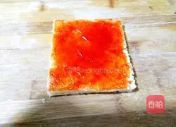 Illustration of how to make a ham sandwich 4