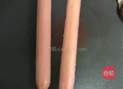 Illustration of making hand cake 2