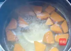 Illustration of how to make sweet pumpkin cake 2