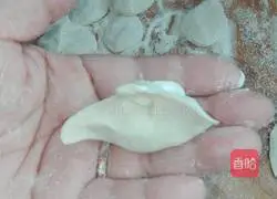 Illustration of how to make dumplings with pork and sophora flower stuffing 20