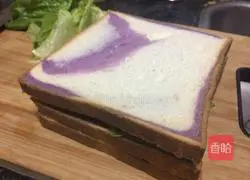 Illustration of how to make egg and ham sandwiches 4