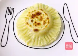 Illustration of how to make dough-filled egg pancakes 8