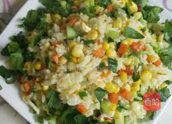 Egg Fried Rice Recipe Illustration 3