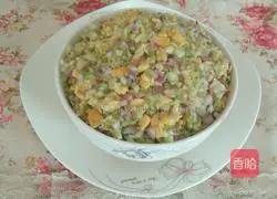 Eggs, zucchini, onions...Illustration of how to make dumpling fillings (fresh flavor type) 12