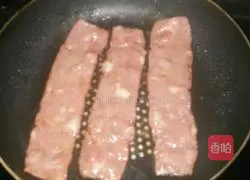 Bacon and vegetable sandwich Illustration of how to do it 2