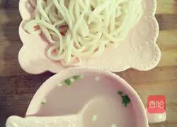 Mix Illustration of making noodles 3