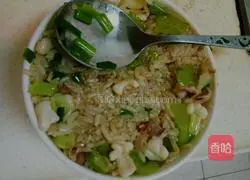 Illustration of how to make fried rice with lemon juice 7