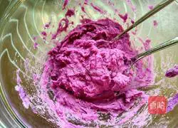 Osmanthus Sugar Whole Wheat Purple Sweet Potato Cake Recipe Illustration 4