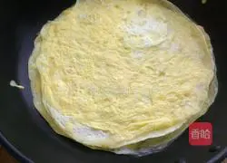 Hands Egg pancake recipe 12