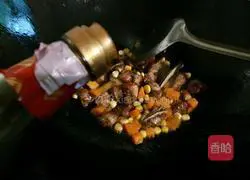 Illustration of rice cooker braised pork ribs rice 7