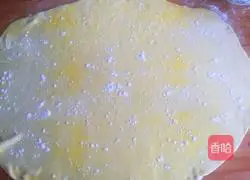 Illustration of how to make scallion pancakes 3