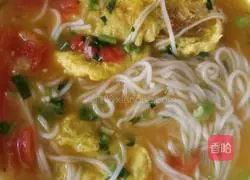 Illustration of how to make tomato and egg noodles 5