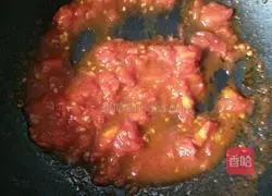 Illustration of how to make tomato noodles 9