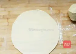 Illustration of how to make scallion pancake 3