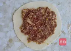 Meat Illustration of how to make cakes 8