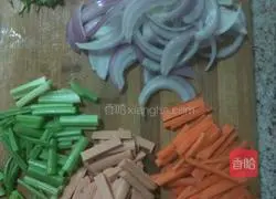 Illustration of Spiral Italian Fried Noodles 2