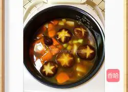 Illustration of how to make braised pork ribs with rice 8