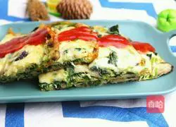 Illustration of how to make mushroom and vegetable cheese cake 17