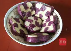 Illustration of making checkerboard steamed bun slices 7