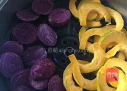 Pumpkin and Purple Sweet Potato Steamed Buns Recipe Illustration 1