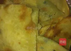 Illustration of how to make scallion pancakes in electric oven 8