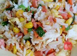 Colorful Illustration of how to make fried rice 8