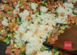 Egg Fried Rice Recipe Illustration 5