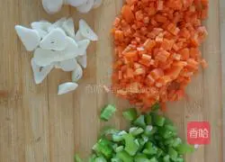 Illustration of how to make fried rice with fancy eggs 2