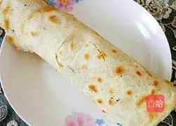 Illustration of how to make egg intestines rolled in flatbread 13