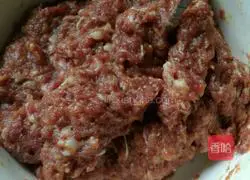 Chopped green onion Illustration of how to make meat pancakes 1