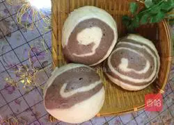 Illustration of how to make snail steamed buns 7