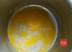 Illustration of how to make fennel egg pancake 2