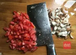 Illustration of how to make tomato fried rice 2
