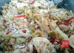 Laoganma Fried Rice with Cabbage Illustration 8