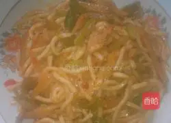 Illustration of how to make fried noodles 4