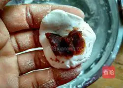 Illustration of how to make glutinous rice balls stuffed with bean paste 5