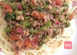 Illustration of how to make broccoli noodles 4