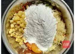 Corn kernel potato cake recipe illustration 6