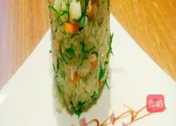Shepherd's Purse, Spring Bamboo Shoots, Lean Pork Fried Rice Illustration of how to do it 5