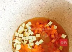 Illustration of how to make shrimp and tofu chinchilla rice 8