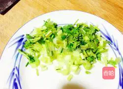 Illustration of how to make fried rice with clam meat and sausage 4