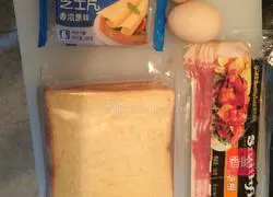 Illustration of simple and convenient sandwich making 1