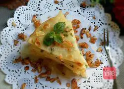 Illustration of how to make scallion pancakes 11