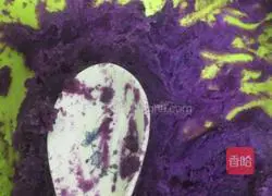 Purple sweet potato glutinous rice balls recipe 2