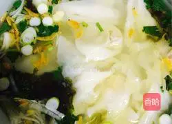 Pork Wontons (rich soup version) Illustration of how to do it 11