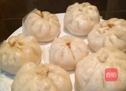 Illustration of how to make pork and lotus root stuffed buns 14